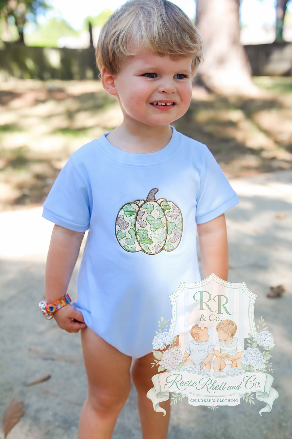 Camo Pumpkin Patch Bubble