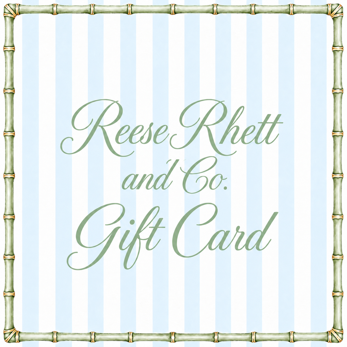 Reese Rhett and Co. Gift-card
