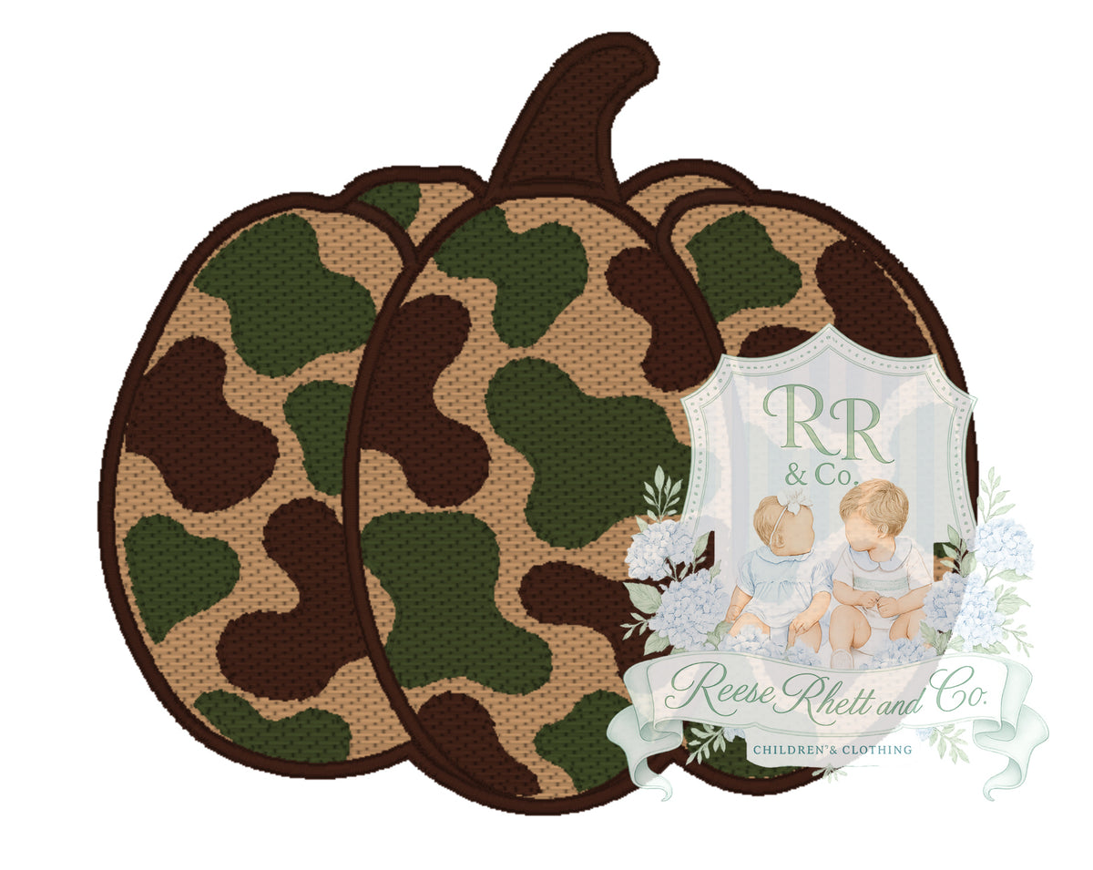 Camo Pumpkin Patch Bubble