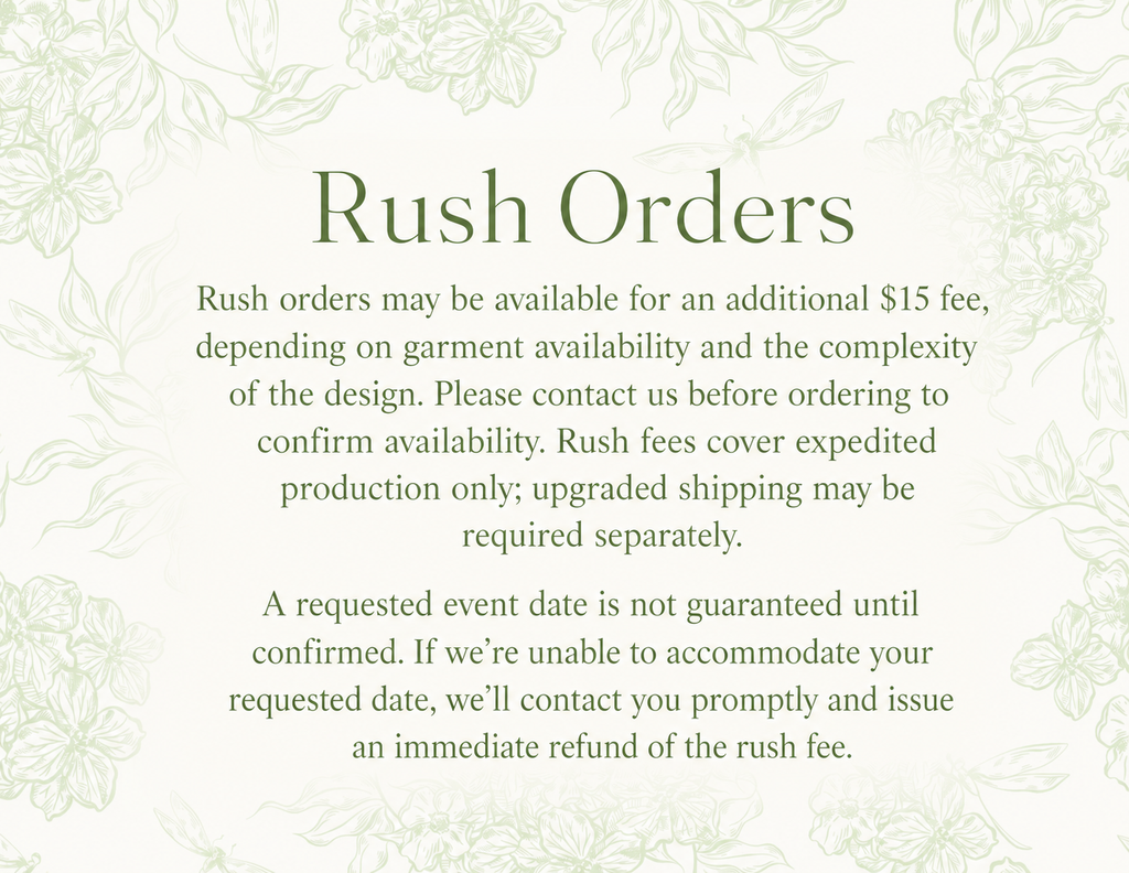 Rush Fee
